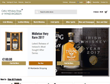 Tablet Screenshot of celticwhiskeyshop.com